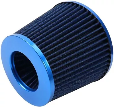 3  High-Flow Blue Cold Air Intake Filter - Universal Fit For Cars Trucks SUVs • $15.98