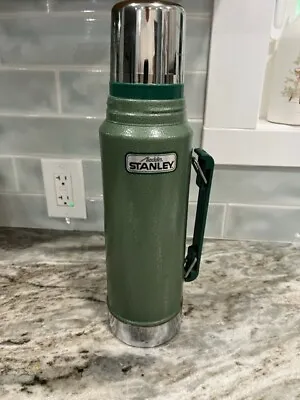 Vintage Aladdin Stanley Thermos Vacuum Bottle Green A-944DH Insulated • $20