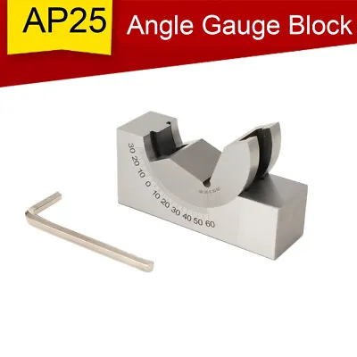 $29 • Buy Adjustable Angle Block Set V Angle 0°-60° Gauge Block Precision Micro Milling US