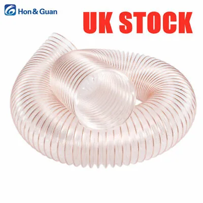 £25.99 • Buy PU Flexible Ducting Hose Pipe For Ventilation, Woodworking, Fume&Dust Extraction