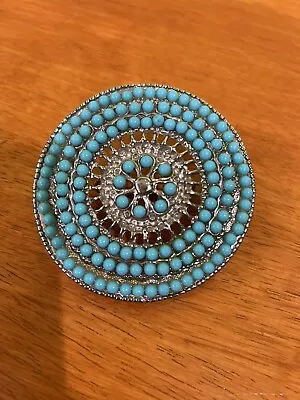 Beautiful Heavy Weight Turquoise Belt Buckle • $15.99