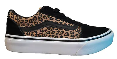 Vans Leopard  Print Black Shoes Size 5 Men's • $25.99