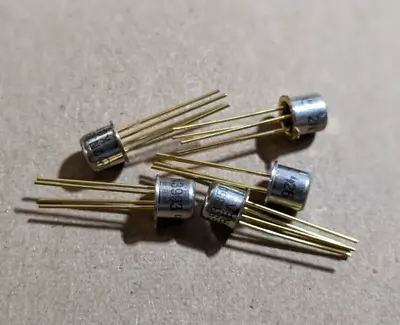 Lot Of 5 NOS Motorola 2N3993 P-Channel JFET Transistors - Gold Leads • $14.95