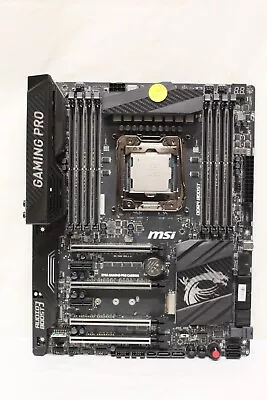 MSI X99A GAMING PRO CARBON Motherboard A2 • $159.99