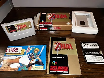 The Legend Of Zelda A Link To The Past - SNES/Super Nintendo Rare Boxed W Manual • £250