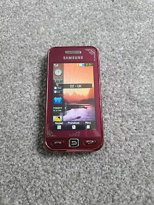 Samsung Tocco S5230 Lite La Fleur - Garnet Red *read Description* • £19.99