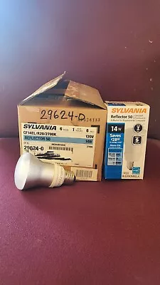 Sylvania CF14EL/R20/2700K 14W Fluorescent R20 Lamp Light Bulb 6 PACK • $45
