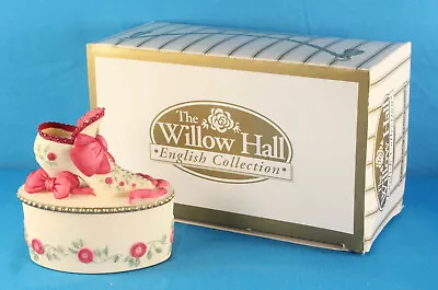 Willow Hall Shoe Trinket Box - Victorian Shoes Collection -  Kitty  No. 7808 • $4.99