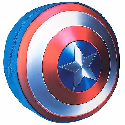 Captain America Backpack Kids Boys School Bag Rucksack Shield Marvel Avengers • £15.99