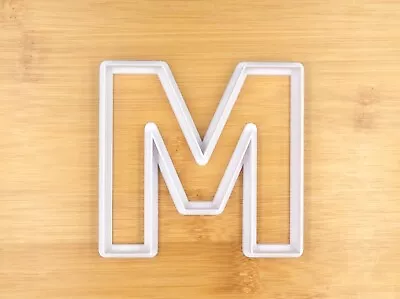  Letter M Alphabet Cookie Cutter Fondant Mould • $7.56