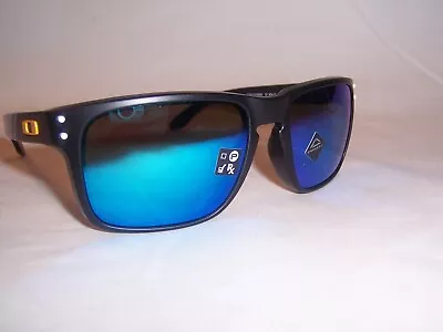 New Oakley Sunglasses HOLBROOK OO9102-R8 MATTE BLACK/ SAPPHIRE AUTHENTIC 9102 • $145.99