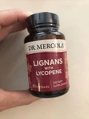 Dr. Mercola Lignans With Lycopene Supplement 30 Capsules Ex 03/2025 • $19.99