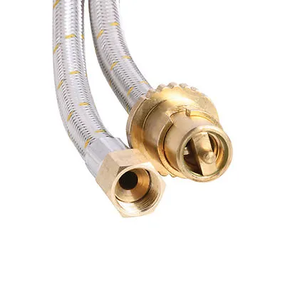 Brand New  2m  Long Stainless Steel Braided Natural Gas Hose 3/8 BSP X  Bayonet • $32.95