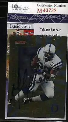 Marshall Faulk 1998 Bowman Jsa Certified Signed Authentic Autograph • $41.80