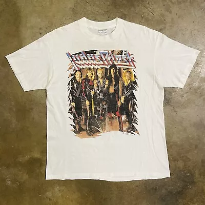 Vintage 1990 Judas Priest “Painkiller” Archive Tour T-Shirt Sz XL • $149.99