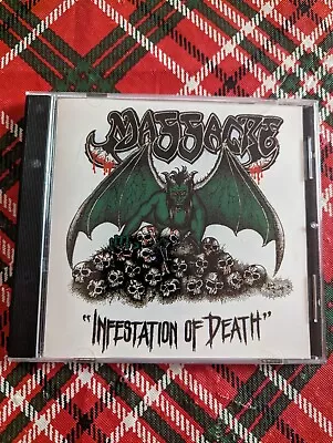 MASSACRE Band INFESTATION OF DEATH CD Pre-owned Good Shape • $85