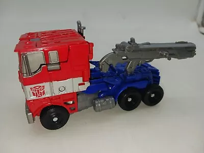 Hasbro Transformers Movie AOE Voyager Class Evasion Mode Optimus Prime COMPLETE • $49.99