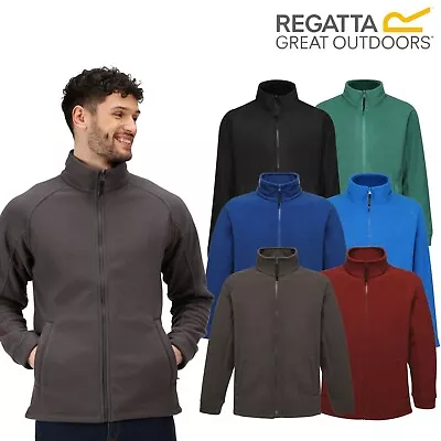 Regatta Mens Thor Barricade Fleece Jacket Full Zip Anti Pill Workwear Outdoor • £17.49