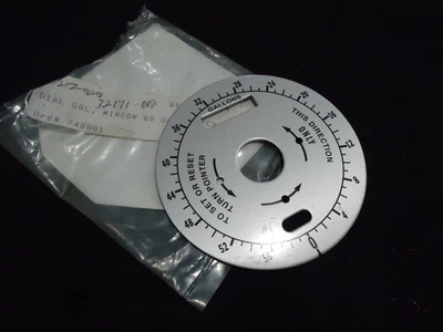 $32 • Buy Lincoln Mechanical Preset Meter Dial Face 60qt Fits Alemite/ Graco/ Aro