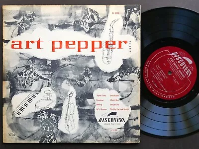 ART PEPPER Quintet 10  LP  DISCOVERY DL 3023 US 1954 DG MONO JAZZ Jack Montrose • $373.14