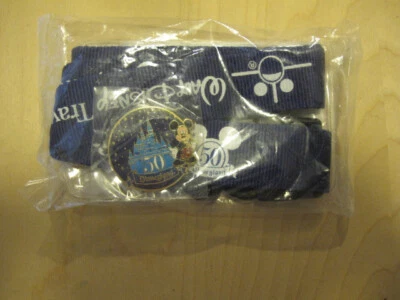 $8.99 • Buy Walt Disney Travel Co 50th Anniversary Disneyland Lanyard And Lapel Pin - New
