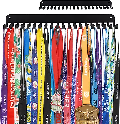 Medal Hanger Display Newly Medal Holder Display Hanger Rack Frame - Sturdy Race • $13.36