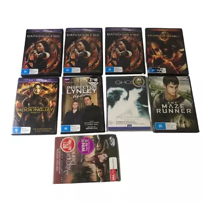 The Hunger Games Inspector Lynley Mysteries Ghost Maze Runner 9 Movies DVD Sets • $35