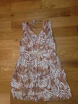 NWT Soma Weekend Short Epic Palm Cedar Wood Maxi Bra Dress Women's Size XL • $16.99