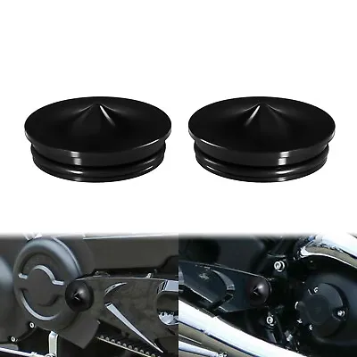 2x Swingarm Pivot Black Cover Cap For Harley Night Street Rod V-Rod VRSC 06-2017 • $14.24