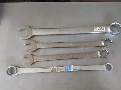 4 Jumbo Mechanics Wrenches 1-1/4 -2  Armstrong Crescent Etc. • $45.95