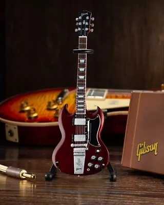 Gibson 1964 SG Standard Cherry Mini Guitar Replica Collectible [New Toy] Figur • $75.22