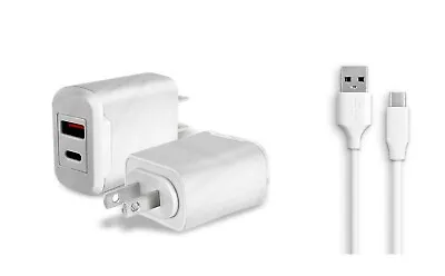 Home AC Wall Charger+6ft Long USB Cord For Samsung Galaxy Tab A8 SM-X200 Tablet • $14.42