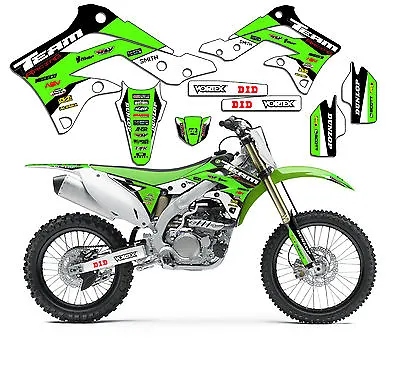 1995-2008 Kawasaki Kdx 200 220 Graphics Kit Decals 2007 2006 2005 2004 2003 2002 • $79.99