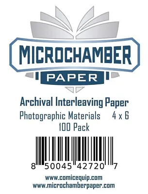 MicroChamber Interleaving Paper For Photographic Materials 4 X 6 • $14.19