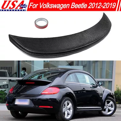 Rear Roof Spoiler Wing Factory Style Carbon Fiber Look For VW Beetle 2012-2019 • $75.99