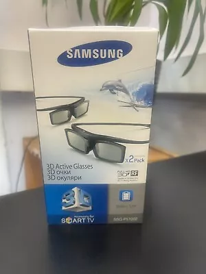 Samsung 3D Smart TV Active 2 Pairs Glasses SSG-P41002 Original • £15