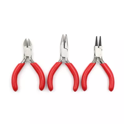 £6.54 • Buy 3PCS/Set Tooth Needle Round Nose Pliers Tool Kit For Jewelry Making To_:`