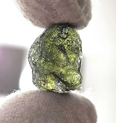 ORIGINAL Raw Moldavite Czech Republic Tektite From Meteorite Impact 13.90 Ct • $90