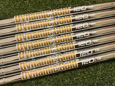 NEW True Temper Dynamic Gold 120 Iron Shaft Set - .355 Taper Tip • $258.93