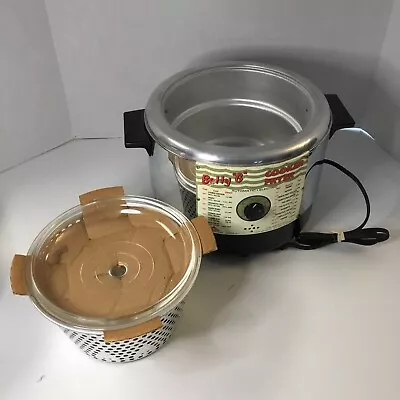 Vintage Betty  G  Cooker Fryer With Glass Lid & Basket Model CF 53 Tested Works • $49.99