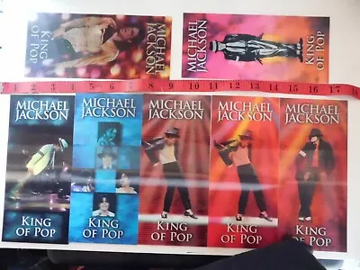 Michael Jackson King Of Pop This Is It  Lenticular Concert Tickets Set Of 7  • $39.95