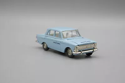 Moskvich 408 A1 Taxi Vintage Cyan Model Car 1:43 Collectible Auto USSR • $109