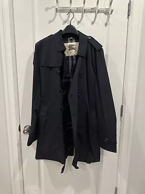 Burberry Trench Coat (Navy Size 56r) - Wrong Size/Barely Worn • $399