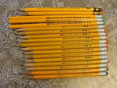 18 Various Eberhard Faber Pencils Liberty Mongol Ecowriter American Eagle • $9