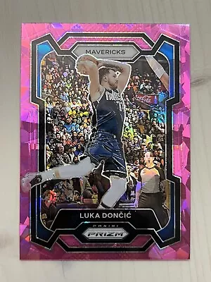 2023-24 Panini Prizm Luka Doncic Pink Cracked Ice Prizm Mavericks #110 • $4