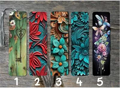 Floral Metal Bookmarks • $6.40