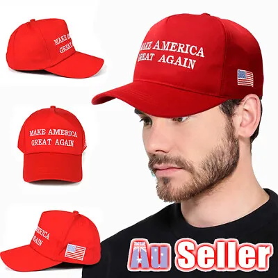 $9.99 • Buy MAKE AMERICA GREAT AGAIN Republican Embroidered Cap Hat Election US Donald Trump