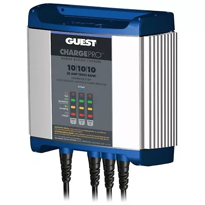 Guest On-Board Battery Charger 30A / 12V - 3 Bank - 120V Input • $239