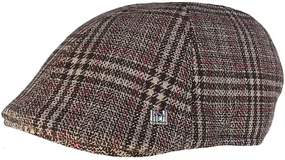 Headchange Econo Plaid Wool Blend 6 Panel Ivy Hat Duck Bill Scally Cap Driver • $19.95