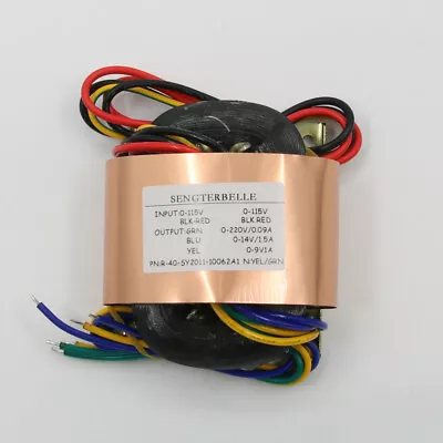  50VA (50W) HIFI Copper R-core Transformer Output 0-220V 0-14V 0-9V For Preamp • $38